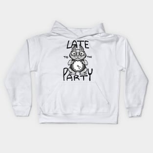 Late to the Party Kids Hoodie